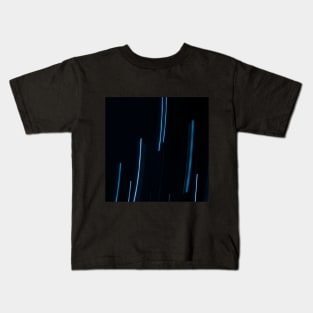 Blue blurred lights Kids T-Shirt